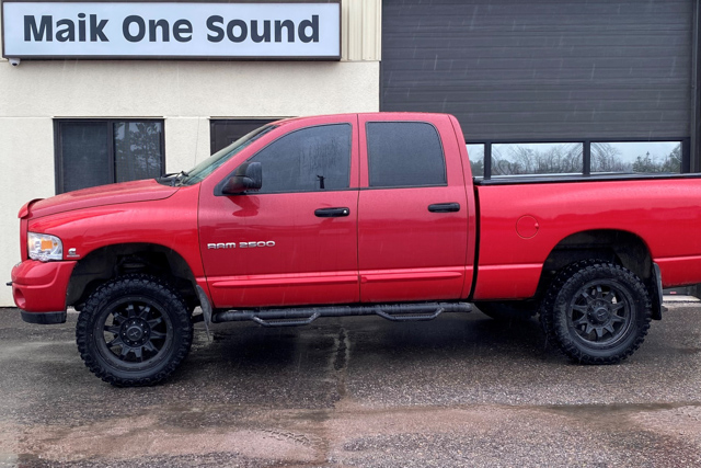 2003 RAM 2500 with professional window tint in North Bay